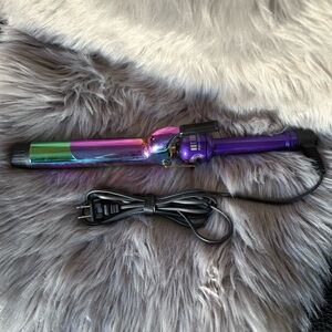 Purple and Iridescent Curling Iron